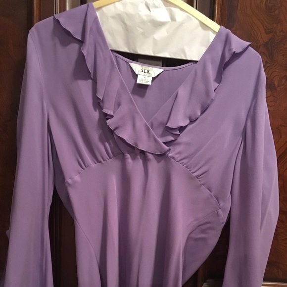 Lilac Silk Top - Picture 2 of 2